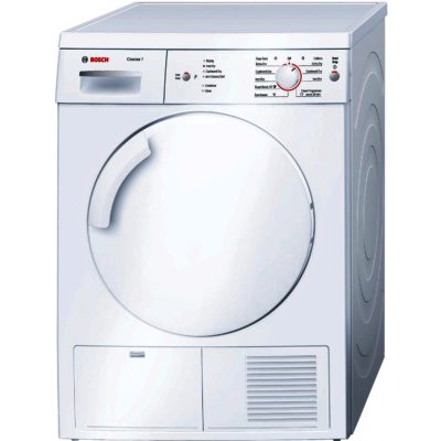 Bosch Classixx WTE84106GB 7kg Condenser Tumble Dryer in White Bosch Classixx WTE84106GB 7kg Condenser Tumble Dryer in White
